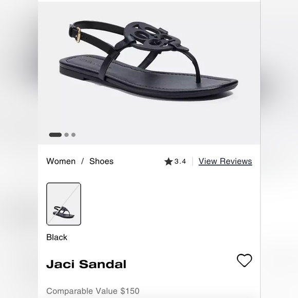 Coach Sandels size 8 1/2 - Picture 3 of 4